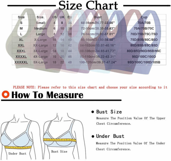 Breathable Anti-Sagging Sports Bra for Women plus Size Wireless Bras with Cooling Lift-Up Air Tech Mesh High Support - Image 7