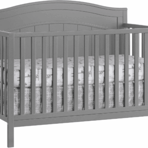 North Bay 4-In-1 Convertible Baby Crib, Dove Gray, Greenguard Gold Certified
