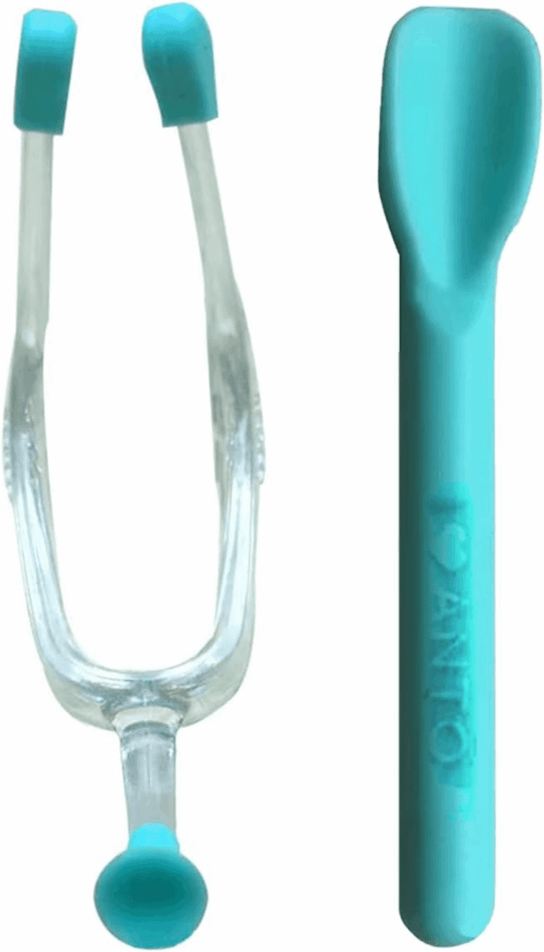 Soft Contact Lenses Remover and Insertion Tool, Contact Tweezers and Soft Silicone Scoop for Girls with Long Nails, Gift for Contact Lens New User (Green)