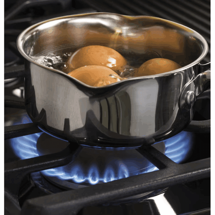 Profile 30-In 5 Burners 5.6-Cu Ft Air Fry Convection Oven Slide-In Natural Gas Ran ( Finrprint-Resistant Stainless Steel ) - Image 17