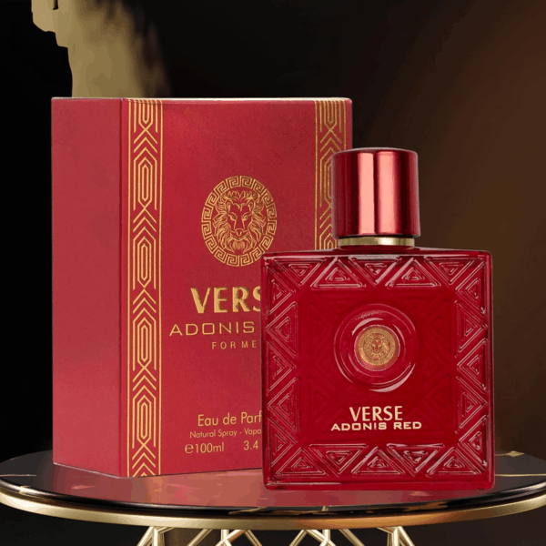 Verse Adonis Red for Men - 100Ml Eau De Parfum Spray - Fruity Warm & Floral Fragrance Smell Fresh All Day Long Lasting Includes  Carrying Pouch Gift for All Occasions - Image 6