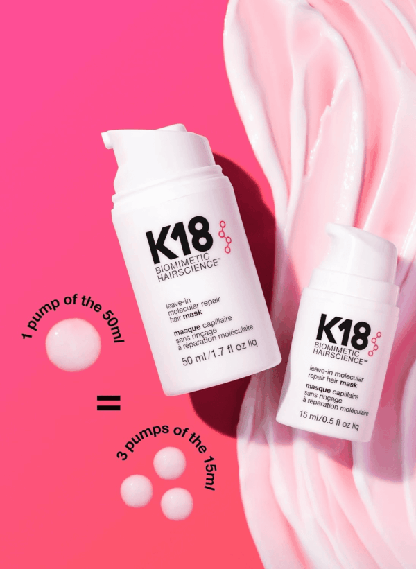 Leave-In Molecular Hair Mask, Repairs Dry or Damaged Hair, Reverse Hair Damage from Bleach, Color, Chemical Services & Heat - Image 7