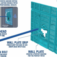 Sdhome Perfect Wall Patch Drywall Repair Kit with Compound, Back Plate, and Putty Knife - Repairs Large Holes with Ease - Image 7