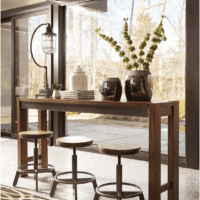 Furniture Torjin Urban Counter Height Dining Room Table, Two-Tone Brown - Image 5
