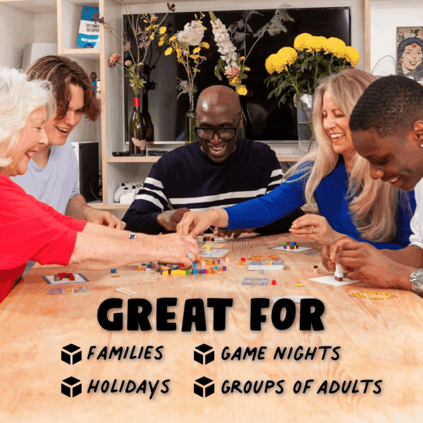 Block Party: Colourful Block Building Family Board Game for Kids Aged 8+, Adults, Teens - Image 5