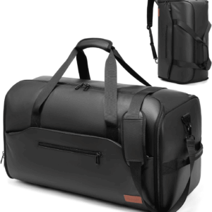 Garment Duffle Bags for Travel, Convertible Garment Bag with Shoe Compartment,3 in 1 Waterproof Travel Suit Bag with Shoulder Strap for Men Women