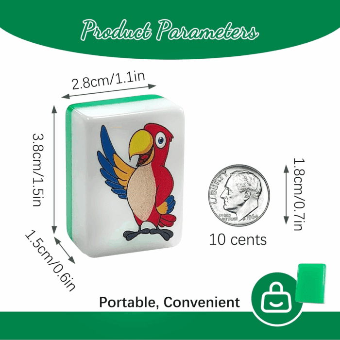 Seaside Escape Game Blocks Mahjong Sets with 49 Tiles 40Mm Pet and Flag Pattern. - Image 5