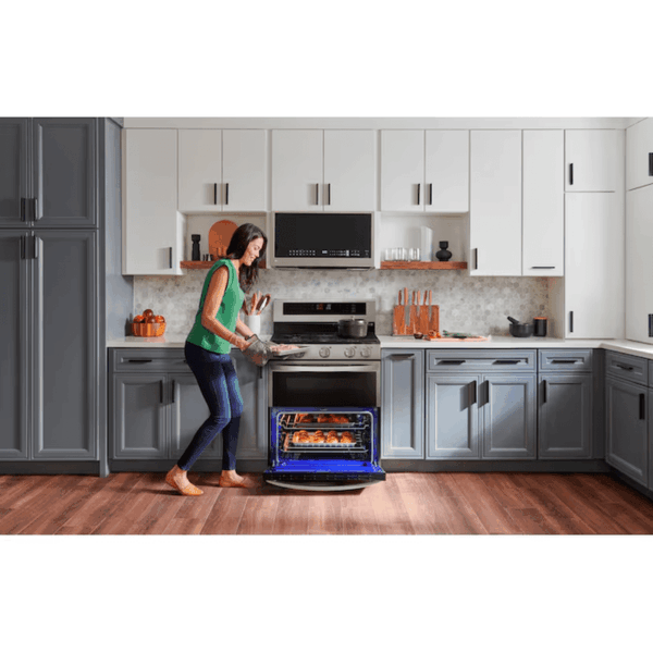 1.7-Cu Ft Air Fry 29.94-In Over-The-Range Convection Microwave with Sensor Cooking ( Printproof Stainless Steel ) - Image 3