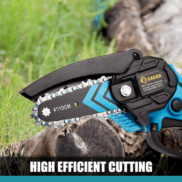 Mini Chainsaw,Portable Electric Chainsaws Cordless,Handheld Chain Saw Pruning Shears Chain Saws for Tree Branches,Courtyard,Household and Garden Father'S Day Gift for Men Dad Husband Women - Image 3