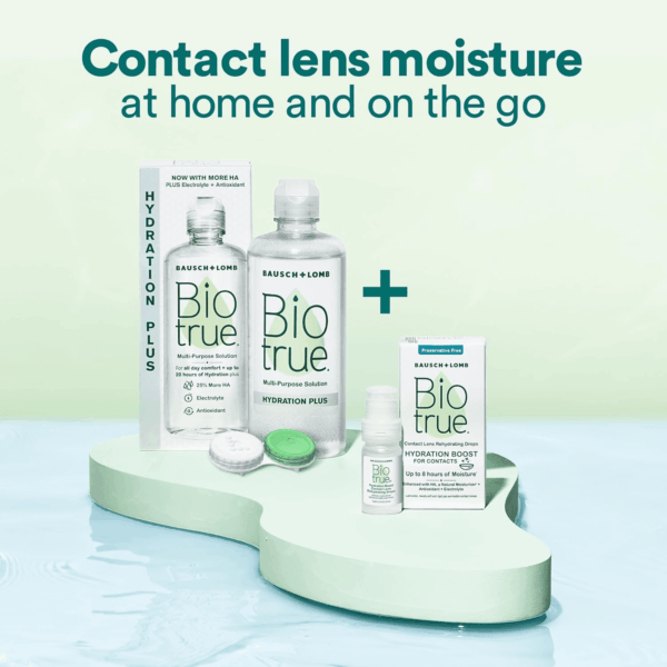 Contact Lens Solution, Multi-Purpose Solution for Soft Contact Lenses, Lens Case Included, 10 FL OZ - Image 7