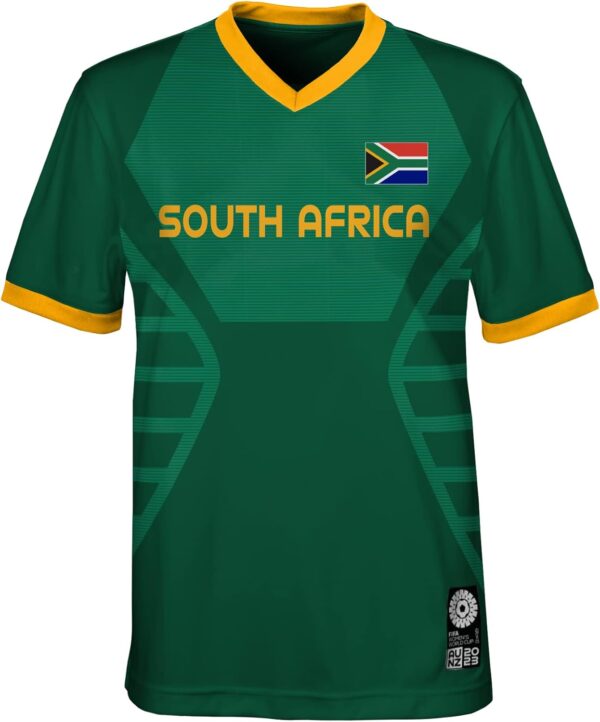 Youth & Kids FIFA World Cup Fan Top, South Africa, Multicolor, Youth Large-14/16