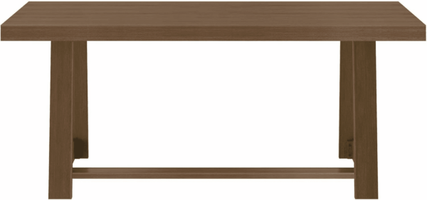72 Inch Farmhouse Dining Table, Solid Wood Rustic Kitchen Table, Large Wooden Rectangular Dinner Table for Dining Room, Home Office, Living Room Furniture, Easy Assembly, Pecan Wirebrush - Image 4
