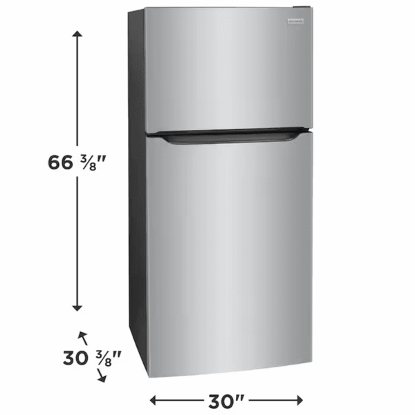 18.3-Cu Ft Top-Freezer Refrigerator ( Easycare Stainless Steel ) Garage Ready - Image 3