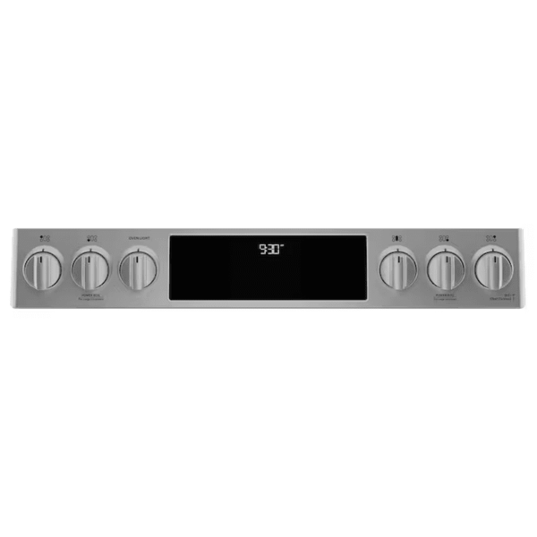 Profile 30-In 5 Burners 5.6-Cu Ft Air Fry Convection Oven Slide-In Natural Gas Ran ( Finrprint-Resistant Stainless Steel ) - Image 9