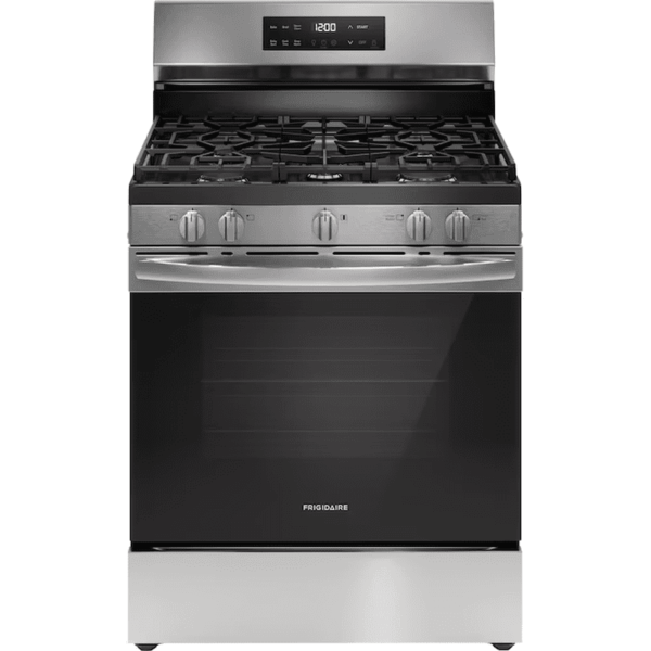 30-In 5 Burners 5.1-Cu Ft Freestanding Natural Gas Range ( Fingerprint Resistant Stainless Steel )