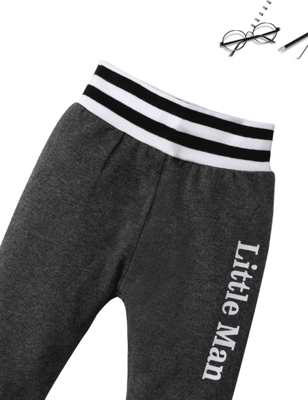 Newborn Baby Boy Clothes New to the Crew Letter Print Romper+ Pants+Hat 3PCS Outfit - Image 6