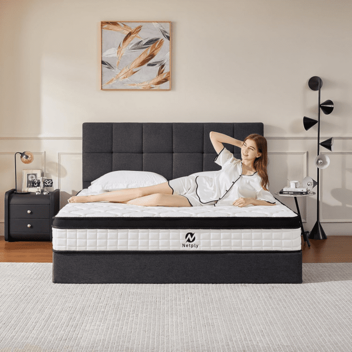Full Size Mattress, 12 Inch Full Mattress in a Box, Hybrid Memory Foam & Individually Pocket Spring to Improve Sleep and Pain Relief, Medium Firmness, Certipur-Us Certified - Image 5