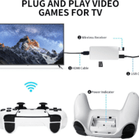 Wireless Retro Handheld Game Console, Built-In 20,000+ Plug-And-Play Retro Video Games, with 23 Classic Simulators, 4K HD HDMI Output and Dual 2.4G Wireless Controller for Easter Gift - Image 4