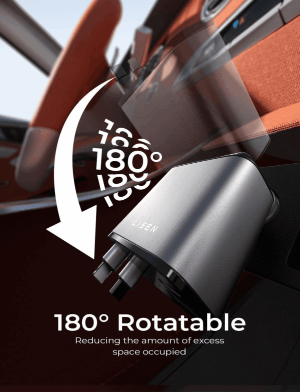 Retractable Car Charger [69W USB C Car Accessories Adapter ] for Iphone 16 USB C Charger Fast Charging, Ford Travel Essentials Gifts for Women Men, Road Trip Essentials for Iphone 16 15 14 13 12 - Image 7