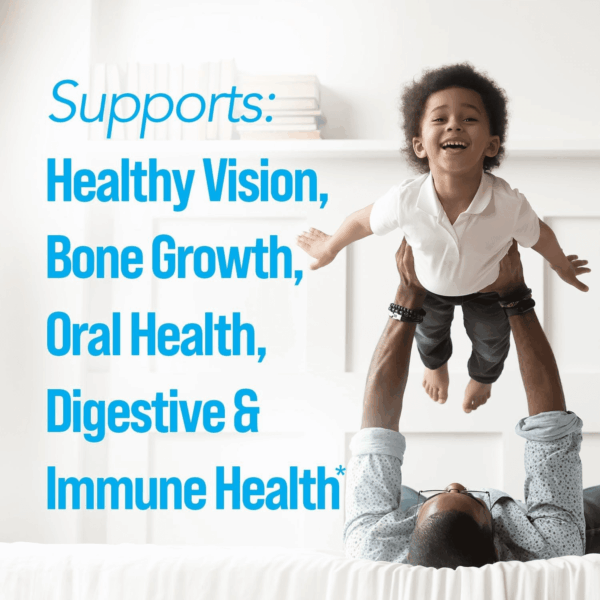 Kids Complete Chewable Multivitamin + Probiotic for Kids, Ages 3+, 50 Count, Digestive Health, Oral Health & Immune Support - with 11 Vitamins & Minerals, Including Vitamin C, D3 & Zinc - Image 8