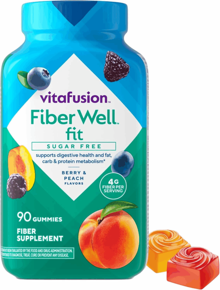 Fiber Well Fit Gummies Supplement, 90 Count (Packaging May Vary)