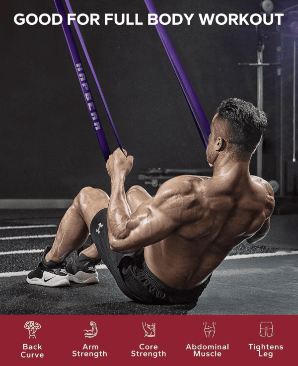 Pull up Assistance Bands Set of 5 - Resistance Bands for Working Out, Stretching, Physical Therapy, Muscle Training - Image 5