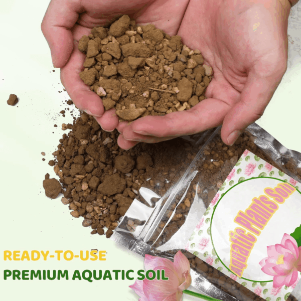 Aquatic Soil for Plants - 2.2LBS, Clay Aquarium Soil Suitable for Small Ponds & Water Plants like Lotus & Water Lily, Safe for Fish & Aquatic Life - Image 2