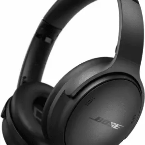 Quietcomfort Bluetooth Headphones, Wireless Headphones with Active over Ear Noise Cancelling and Mic, Deep Bass, up to 24 Hours of Playtime, Black