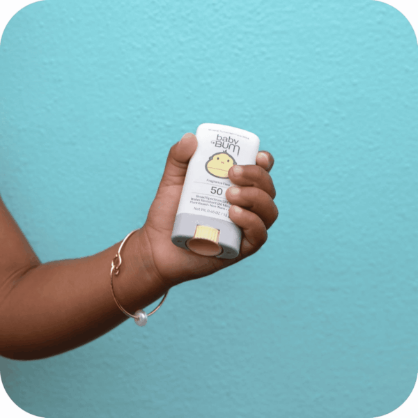 Baby Bum Mineral SPF 50 Sunscreen Stick - Hawaii 104 Act Compliant (Without Octinoxate & Oxybenzone) - UVA/UVB Face and Body Protection - Unscented for Sensitive Skin - Travel Size 0.45 Oz - Image 4