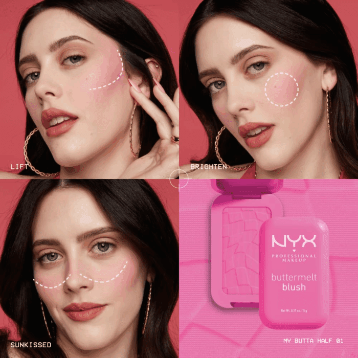 Buttermelt Powder Blush, Fade and Transfer-Resistant Blush, up to 12HR Make up Wear, Vegan Formula - for the Butta - Image 5
