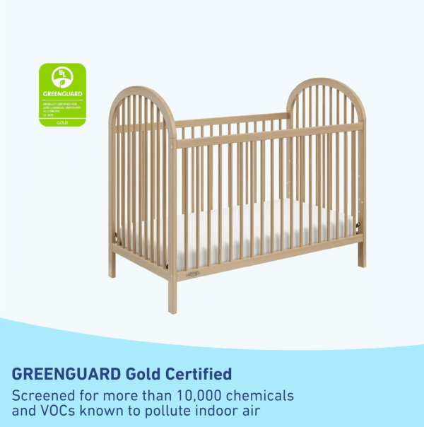 Olivia 3-In-1 Convertible Crib-Driftwood - Image 7