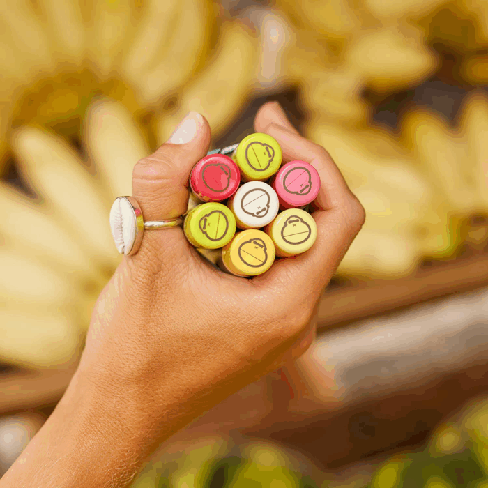 SPF 30 Sunscreen Lip Balm 3 Flavor Variety Pack - Coconut, Banana, Watermelon - Moisturizing Aloe Vera and Vitamin E - Vegan and Cruelty Free - UVA/UVB Lip Protection - 0.15 Oz , 3 Ct - Image 4
