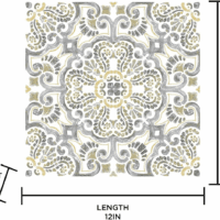 FP2947 Antico Peel & Stick Floor Tiles, Multicolor - Image 8
