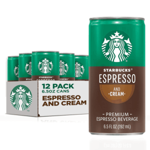 - RTD Coffee Espresso and Cream, 6.5Oz Cans (12 Pack) (Packaging May Vary)