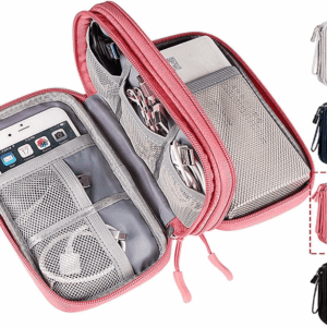 Electronic Organizer Travel USB Cable Accessories Bag/Case,Waterproof for Power Bank,Charging Cords,Chargers,Mouse,Earphones Flash Driver