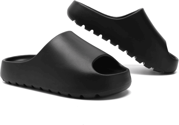 Cloud Slides for Women,Unisex EVA Soft Recovery Slides,Thick Sole Open Toe Mens Pillow Slides Shower Shoes Outdoor&Indoor House Slippers