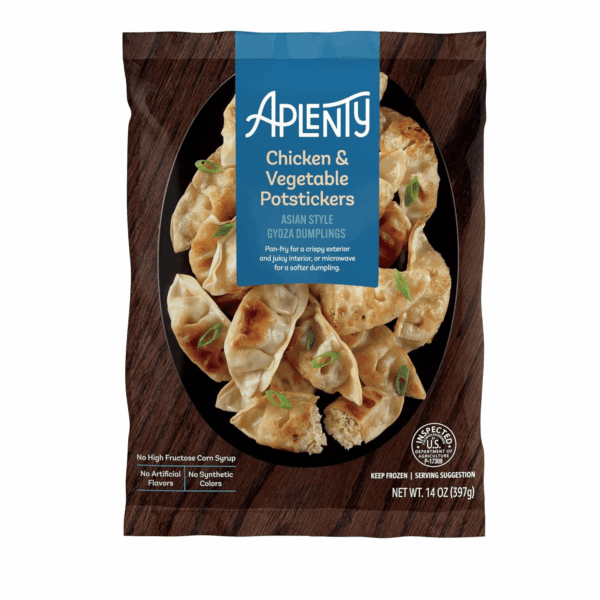 Amazon Brand,  Chicken & Vegetable Potstickers, 14 Oz (Frozen)