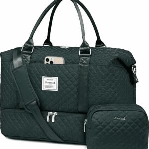 Travel Duffle Bag,Weekender Bags for Women with Shoe Compartment，Carry on Overnight Bag with Toiletry Bag,Gym Duffel Bag with Wet Pocket, Hospital Bags for Labor and Delivery