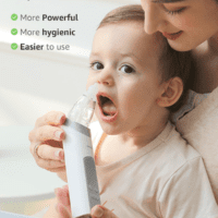Nasal Aspirator for Baby, Electric Nose Aspirator for Toddler, Baby Nose Sucker, Automatic Nose Cleaner with 3 Silicone Tips, Adjustable Suction Level, Music and Light Soothing Function - Image 6