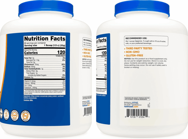 Whey Protein Powder, Unflavored, 5 Pounds - from Whey Protein Concentrate - Image 4
