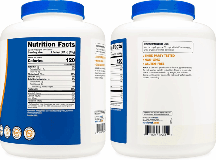 Whey Protein Powder, Unflavored, 5 Pounds - from Whey Protein Concentrate - Image 4