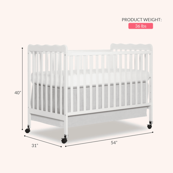 Carson Classic 3-In-1 Convertible Crib in White - Image 3