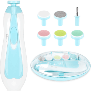 Baby Nail Trimmer Electric,Baby Nail Clippers, 6 in 1 Baby Nail File,Nail File Baby Grooming Kit Manicure Set for Toddler or Adults