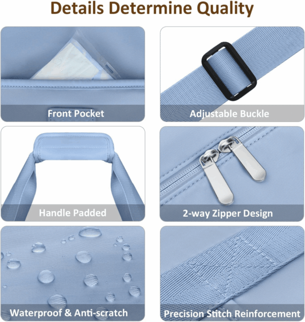 Expandable Travel Duffle Bags Weekender Overnight Bags for Women Men Hospital Bag for Women Labor Delivery with Toiletry Bag Waterproof - Image 4
