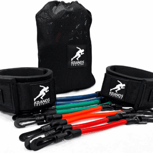 Kbands | Speed and Strength Leg Resistance Bands | Includes Speed 101 and Agility FX Digital Training Programs - Sizes for Youth, Intermediate, and Advanced Athletes