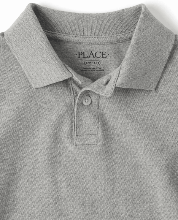 Boys' Uniform Short Sleeve Pique Polo - Image 2