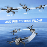 Cool Mini Drone with Camera for Kids Adults Beginners, 1080P FPV Camera Remote Control Drone for Kids with 3 Batteries, One-Click Take Off/Landing, Altitude Hold, Headless Mode, 360° Flips, 3-Gear Speeds , Emergency Stop, Toys Gifts for Kids - Image 4
