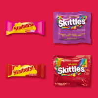 SKITTLES Original, SKITTLES Wild Berry & STARBURST Original and STARBURST Favereds Fun Size -  Assorted Candy Variety Pack - Candy Bulk Individually Wrapped, 20.13Oz - Image 2