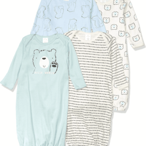 Baby Boy and Girls 4-Pack Sleeper Gown
