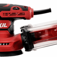 5” Random Orbital Sander with Cyclonic Dust Box & 3Pc Sanding Sheet - SR211601, Multicolor - Image 3